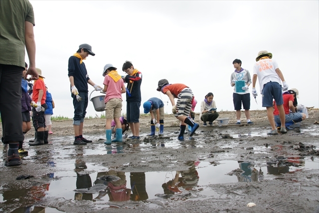 全8班に分かれて探検開始