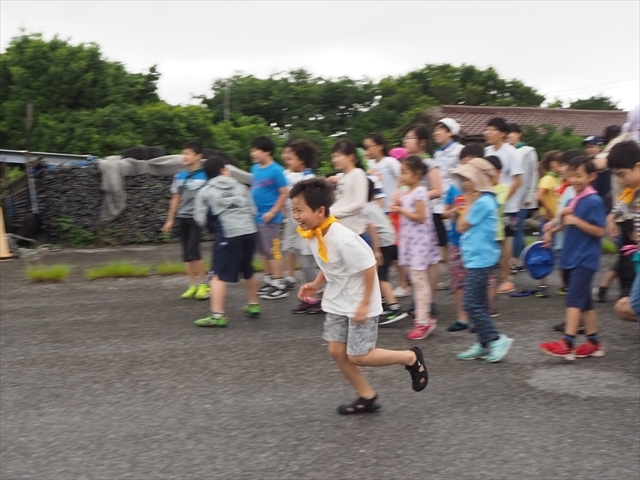 全速力なんて運動会以来です！